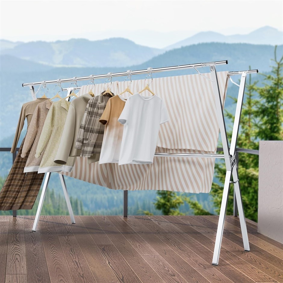 LEVEDE Clothes Drying Rack, 2 Metres.