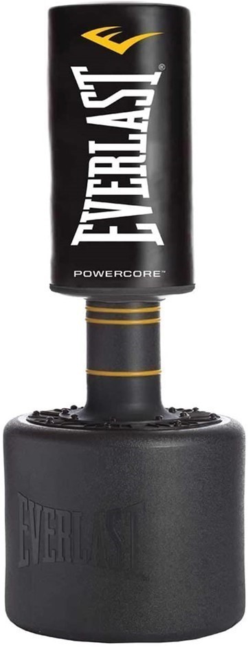 EVERLAST Powercore Freestanding Punching Bag, Black.