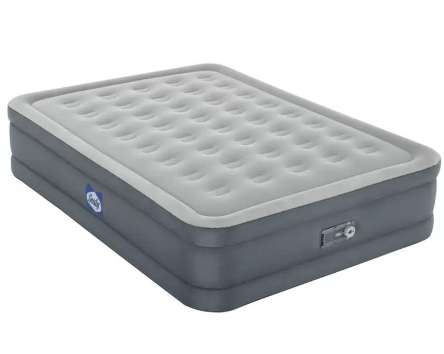 SEALY Fortech Queen Airbed with Inbuilt Pump. NB: Untested.