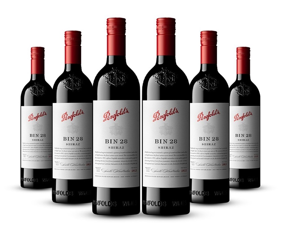 Penfolds Bin 28 Shiraz 2023 (6x 750mL).