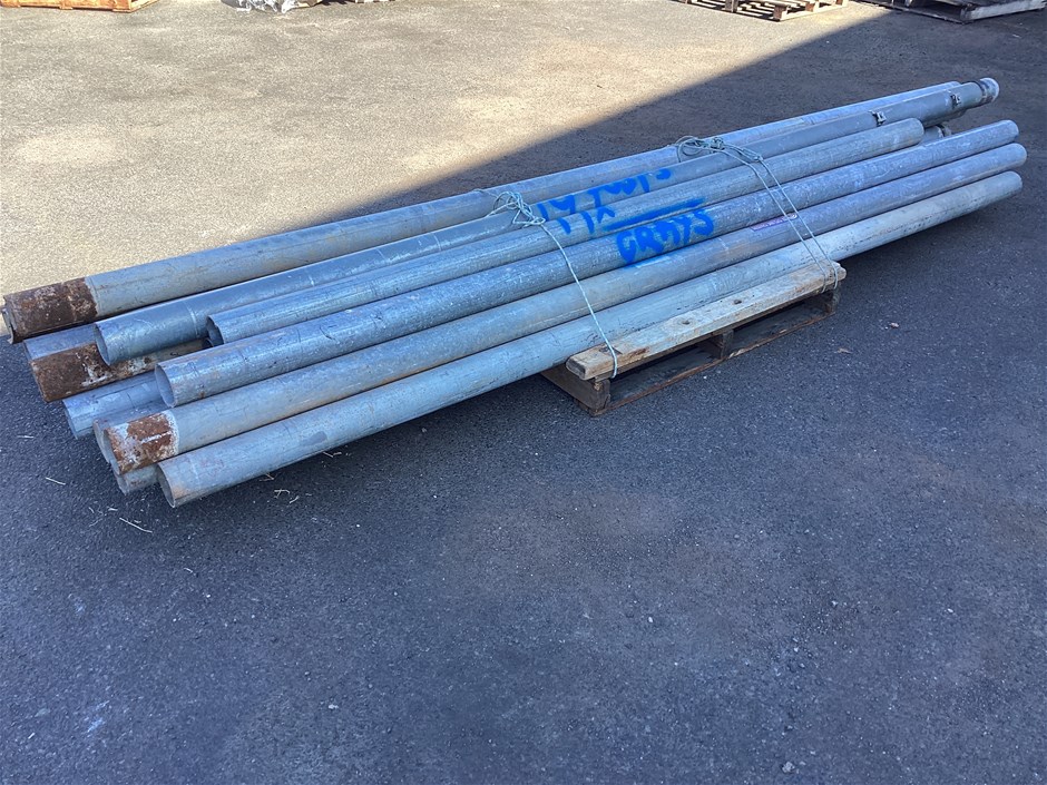 Galvanised Fence Posts x 19 Auction (0009-8020945) | Grays Australia
