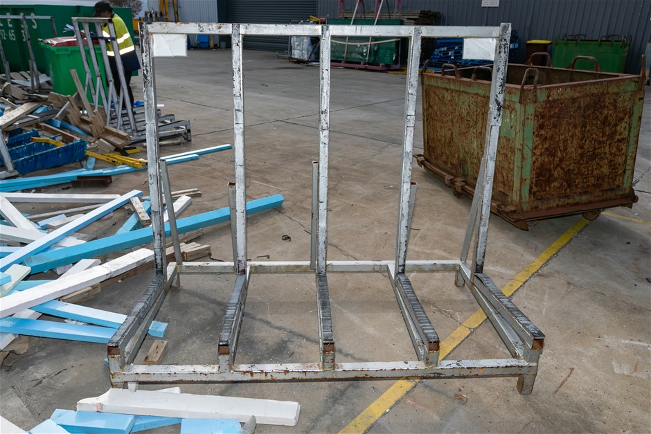 Single Side Slope Back Glass Stand Auction (0279-5060672) | Grays Australia