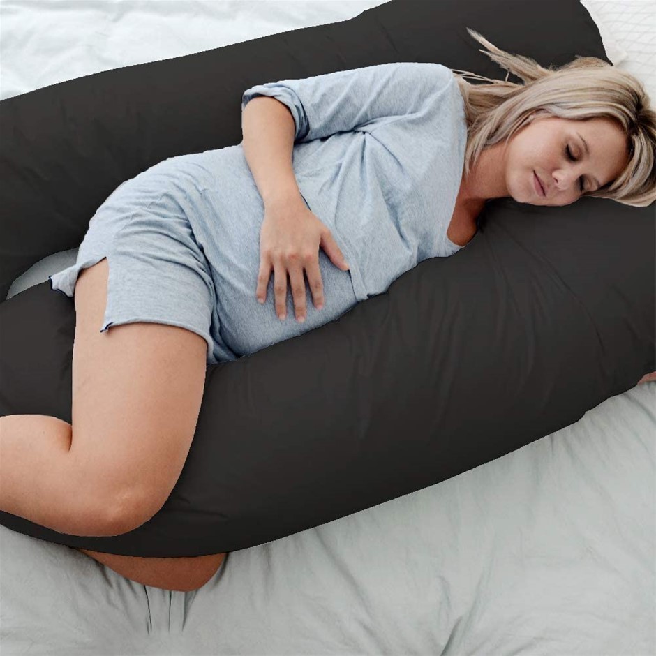 WOOLCOMFORT Australian Made Pregnancy/ Maternity/ Nursing Pillow, Body Feed