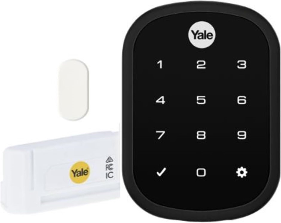 YALE Assure SL MATT Black with Yale Home HK Module.