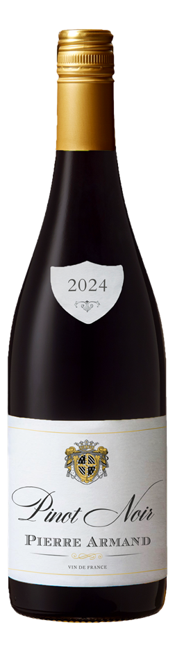 Pierre Armand Vin De France Pinot Noir 2024 (6x 750mL), France.