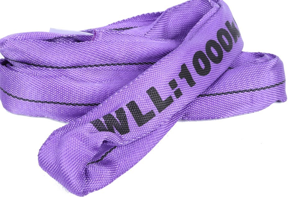 12 x Round Lifting Sling, WLL 1,000kg x 1M (With Test Cert).