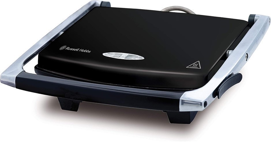 RUSSELL HOBBS Sandwich Press, RHSP801BLK, 2000W - Black.
