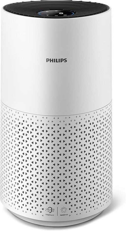 PHILIPS 1000i Series Air Purifier for Medium Rooms, White/Black, AC1715/70.