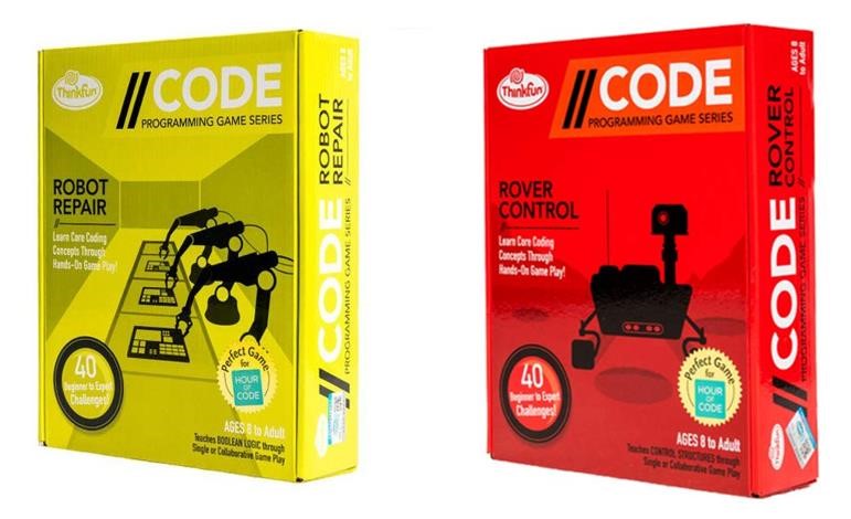 2 x THINKFUN Code Programming Game Series Including the Rover Control & Rob