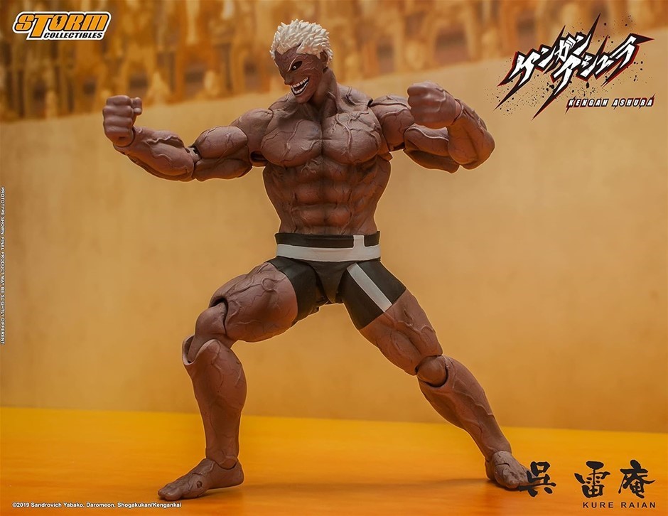 STORM COLLECTIBLES Kengan Ashura - Kure Raian, 1:12 Scale, Action Figure To