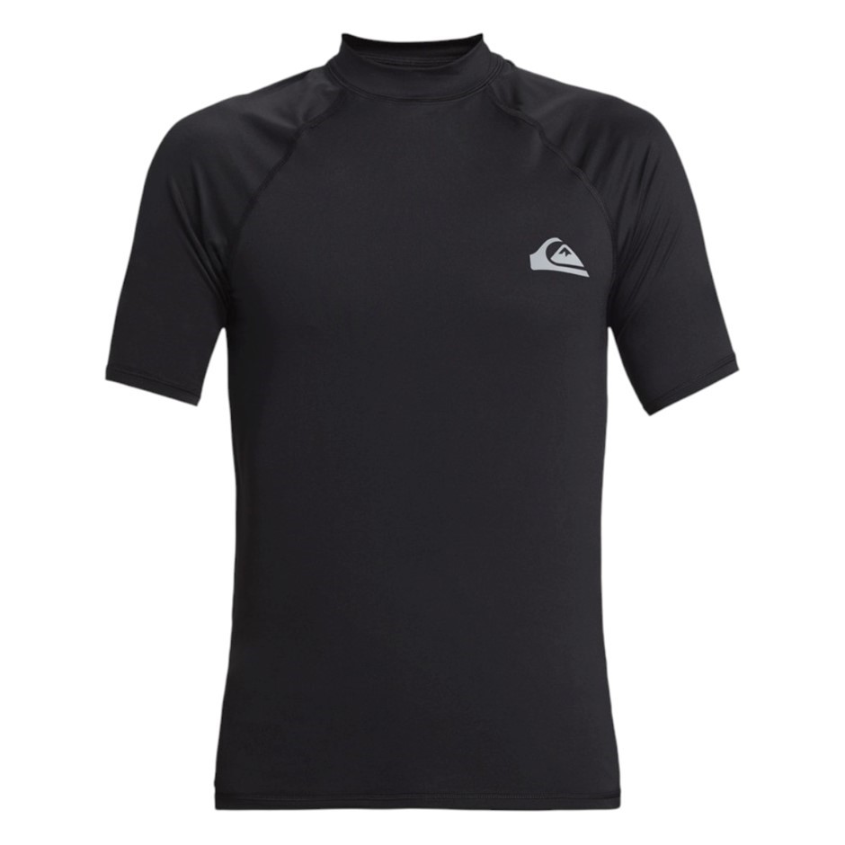 QUIKSILVER Men's UPF50 Everyday UV Rash, Size L, Black (KVJ0), AQYWR03130.