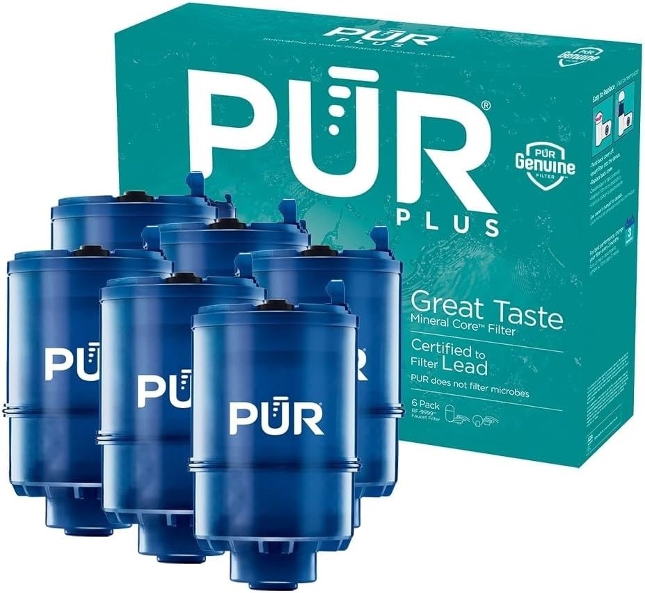 PUR MineralClear Faucet Refill RF-9999 6 Pack.