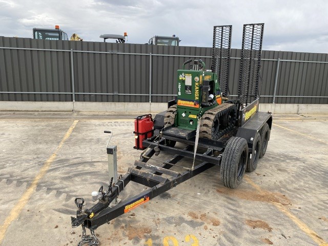 Kanga Kid Tracked Mini Loader & 2023 Brooks Plant Trailer
