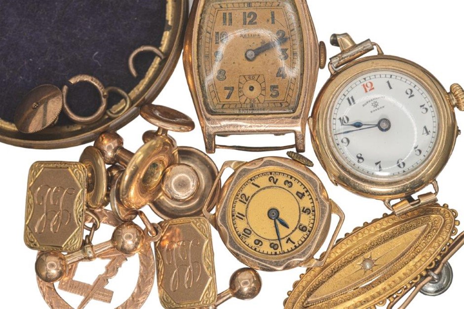 Approx. 13 x Asstd Miscellaneous wristwatches/Jewels (9Ct & 18Ct gold)