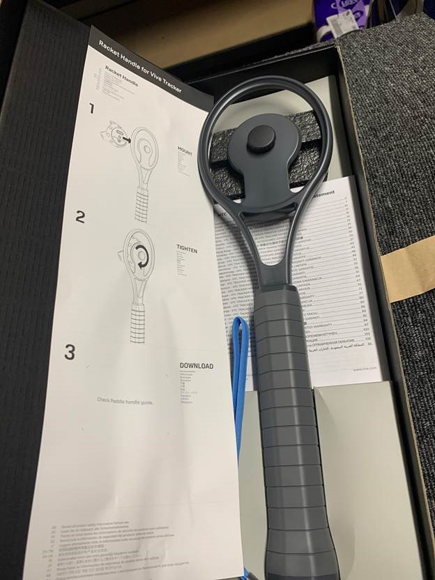 Racket Handle for VIVE tracker Auction (0020-2572923) | Grays Australia