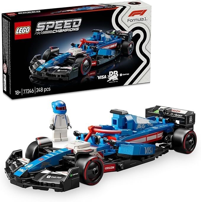LEGO Speed Champions Visa Cash App RB VCARB 01 F1 Race Car Model Kit for Ad