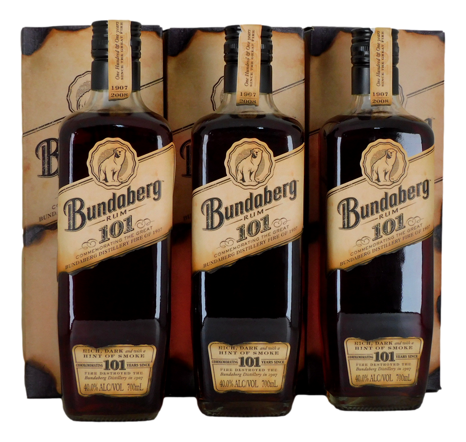 Bundaberg Rum 101 (3x 700mL), QLD.