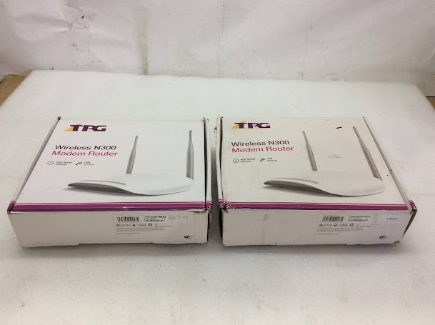 TPG Wireless N300/HUAWEI Modem Router (Lot of 2) Auction (0053-2573052 ...