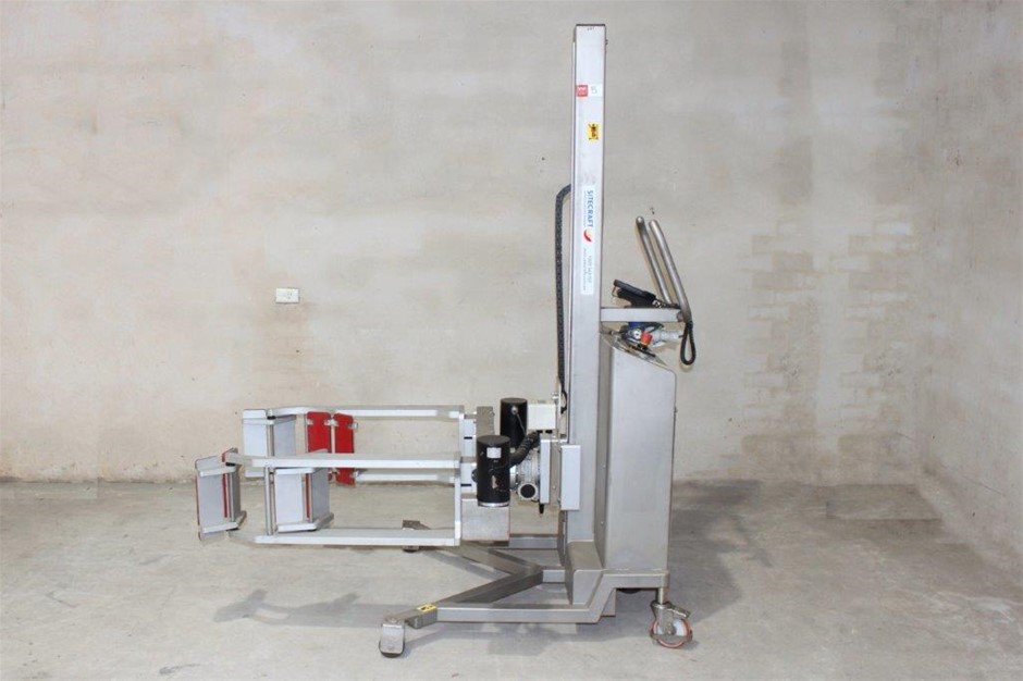 S/S Battery Operated Ex Rated Drum Handling Lifter Auction (0005 ...