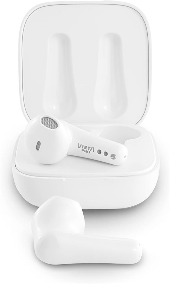 VIETA Pro Feel True Wireless Headphones (White). Buyers Note - Discount Fr