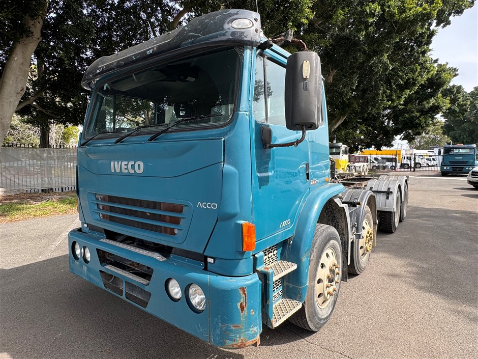 2013 Iveco Acco 2350 8 x 4 Cab Chassis Truck