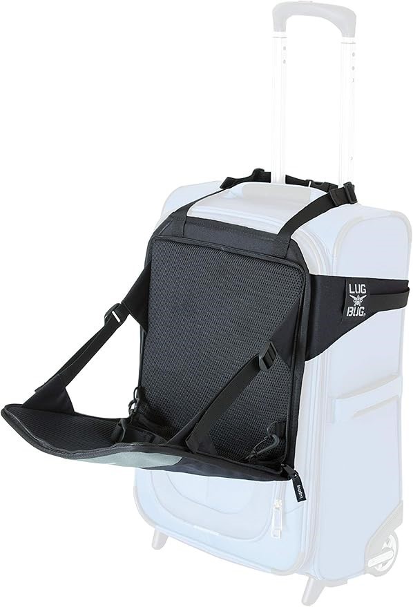 LUGABUG Kids' Travel Chair (Black/Grey).