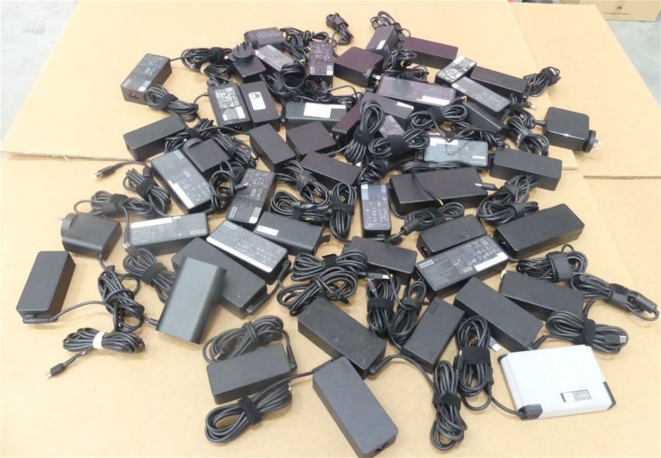 Box of Assorted Model AC Power Adapters/ Power Cables Approx. including