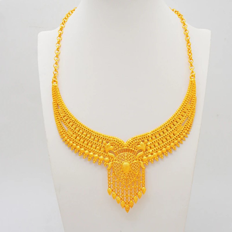 Gold Plated African Womenâ€™s Jewelry Set