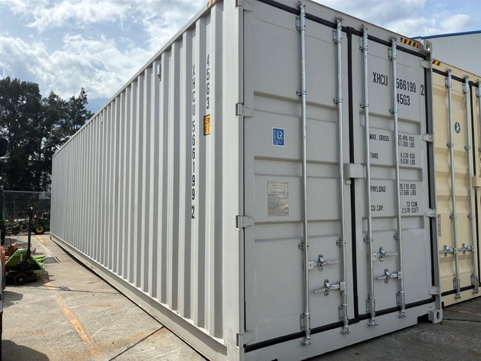 Unreserved - Unused 40FT Container, Fences, Carports & Sheds