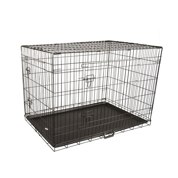 30" Medium Collapsible 2 Door Metal Wire