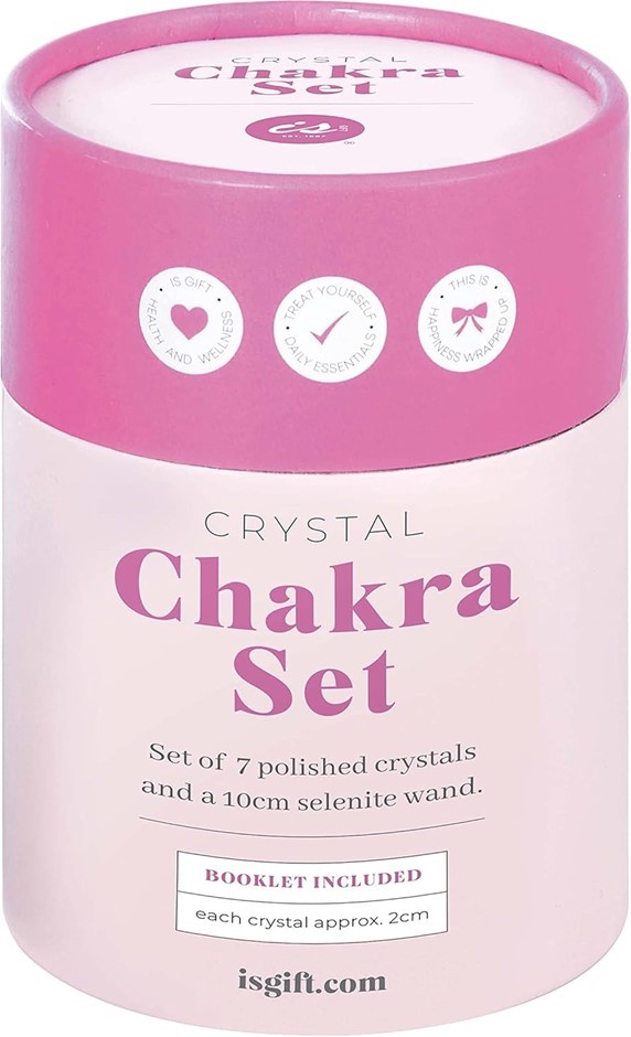 2 x IS GIFT Crystal Chakra Set. Perfect For Presents, Set of 7 Polished Cry