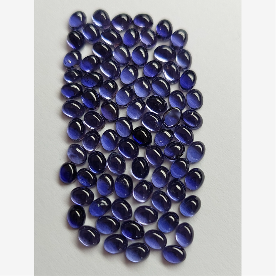 4x3mm Cab Iolite