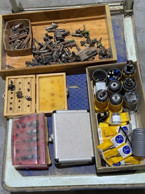Assorted router bits and cutting tools Auction (0070-5061170) | Grays ...