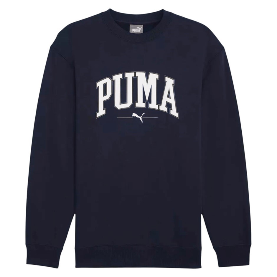 PUMA Men's Squad Fleece Crew, Size 2XL, 66% Cotton, New Navy (16), 199181.