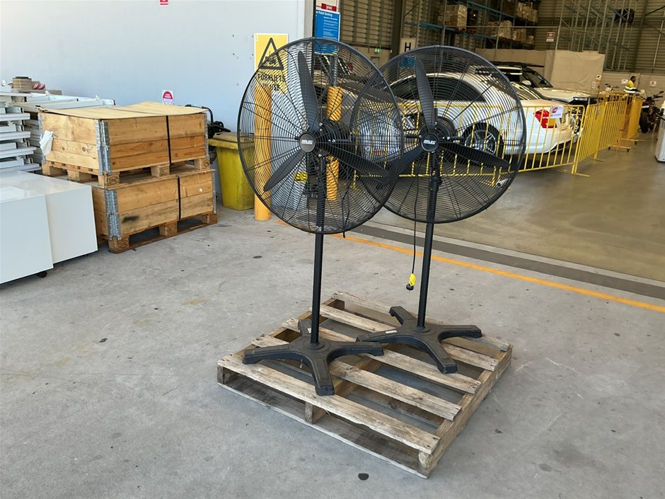 2 x Industrial Arlec Workshop Fan
