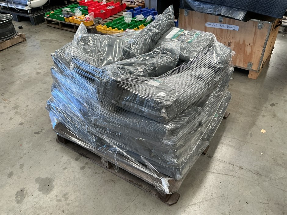 Pallet Of Mevco Branded Canvas Seat Covers