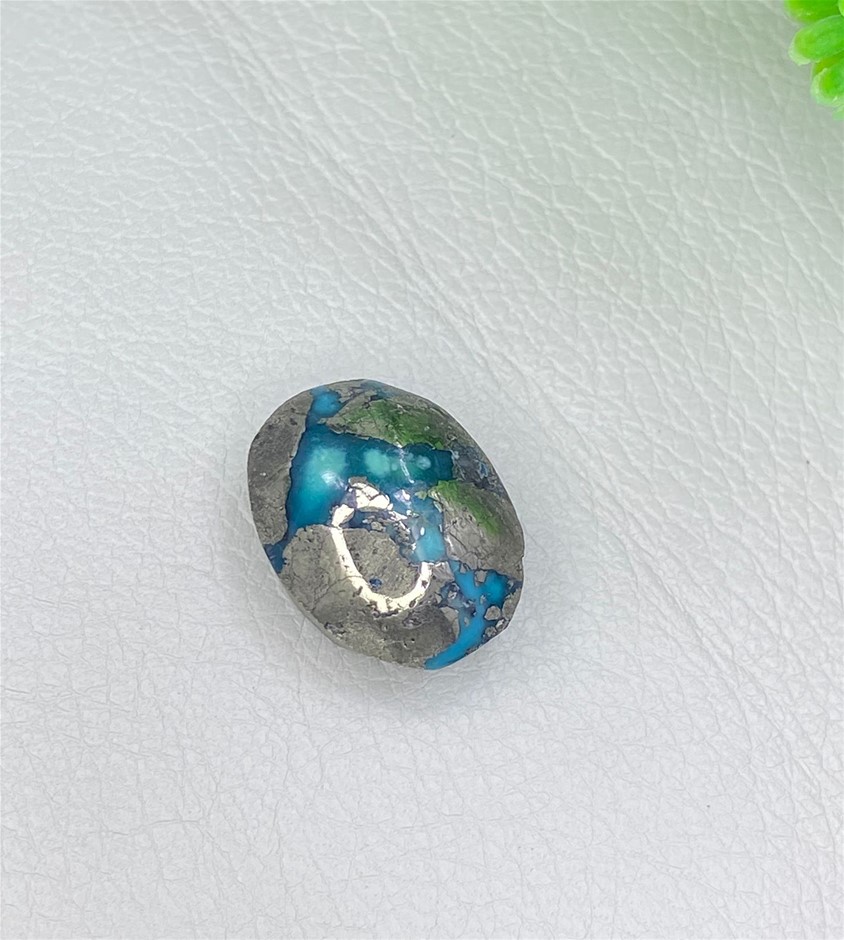 25.30 CT Quality Natural Pyrite Turquoise