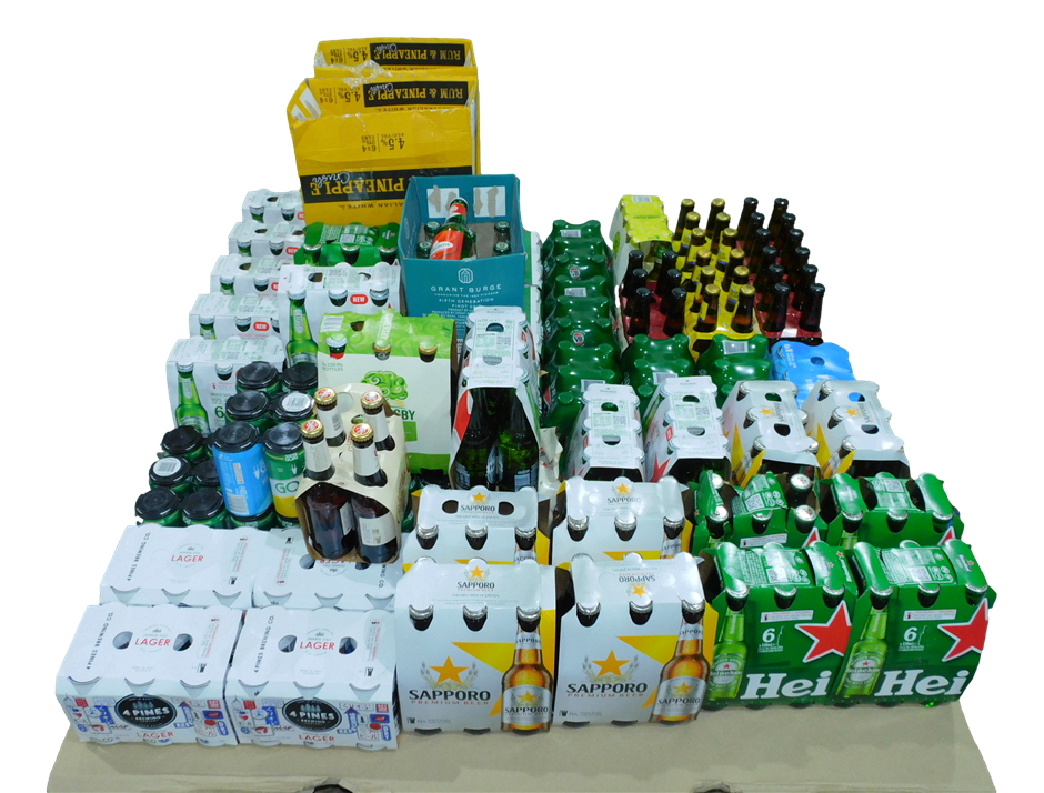 P/Up Plt of Assorted Beer & Cider - Approx. 354x 330mL-375mL Cans & Bottles