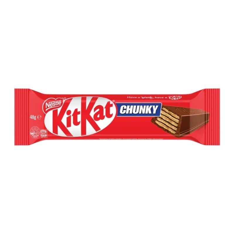 36 x KITKAT Chunky Chocolate Bar, 48g.