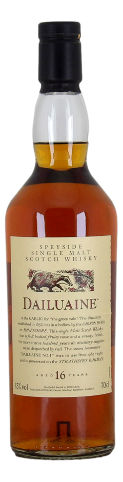 Dailuaine 16 Year Old Single Malt Scotch Whisky (1x 700mL) Speyside