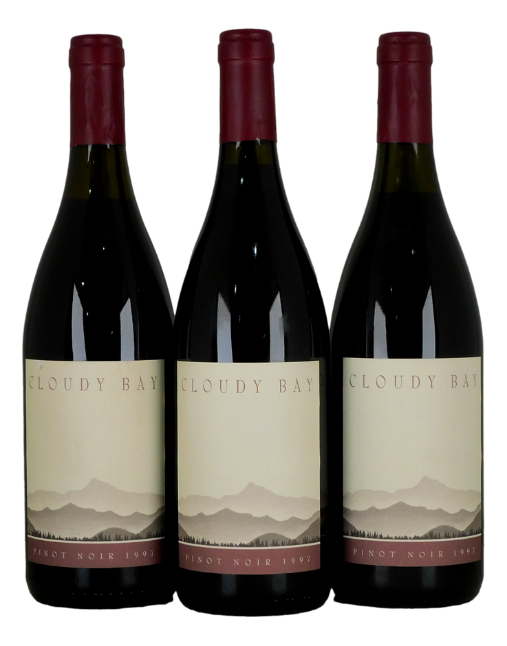 Cloudy Bay Pinot Noir 1997 (3x 750mL), Marlborough.