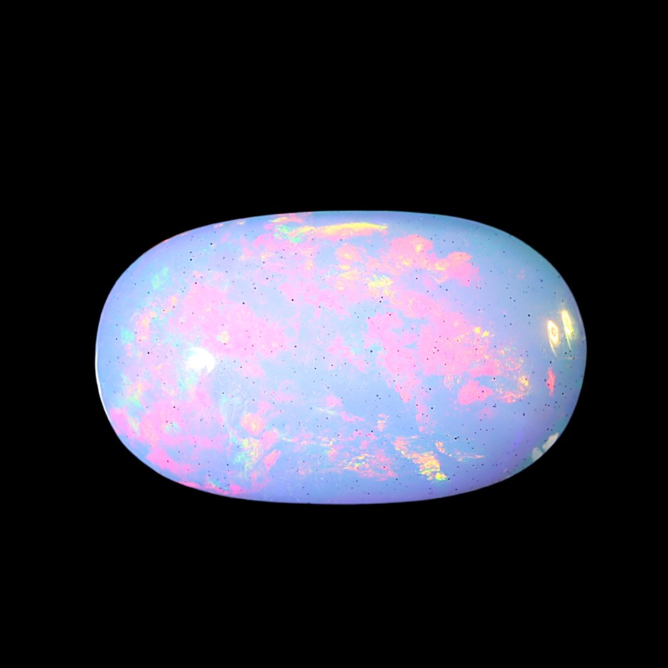 10.39 Carats White Color-Play Opal