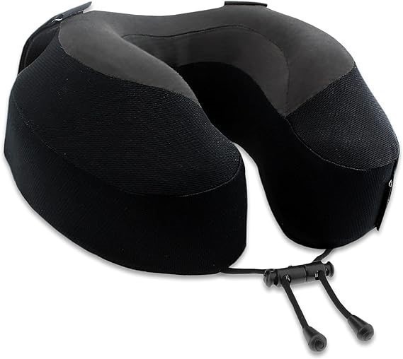 CABEAU Evolution S3 Travel Pillow. Responsive Memory Foam Core With High Pe