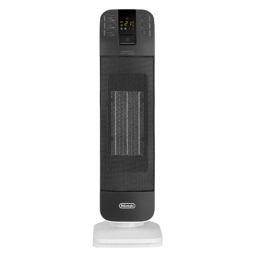 DELONGHI 2000W Tower Ceramic Fan Heater, Model HFX65V20. NB: Used - test ok
