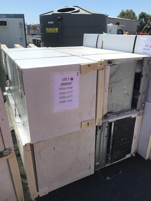 7x Assorted Refrigerators