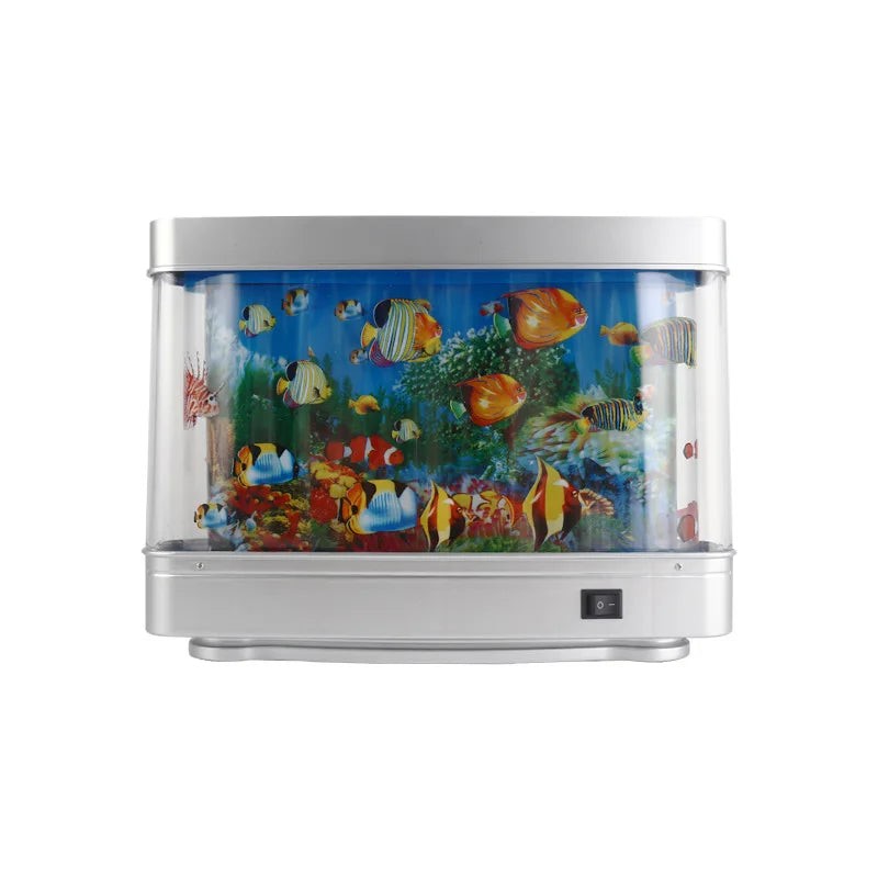Ocean Motion LED Fish Tank Night LightEU Plug (Adapter Required for AU Use)