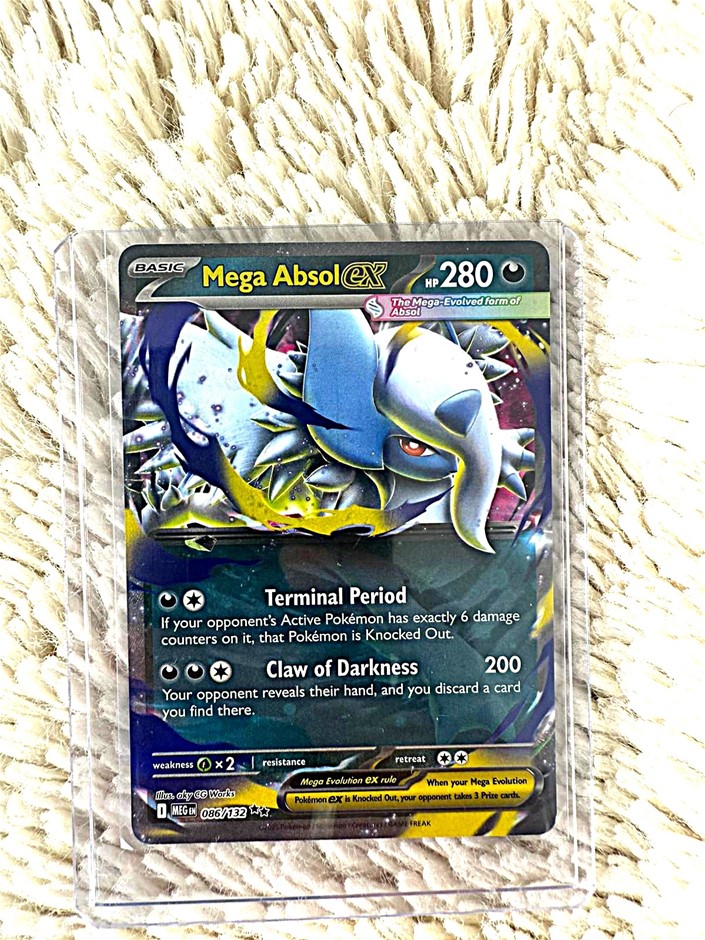 Mega Absol EX #086/132  English  Double Rare (RR) Auction (0004-2574503)  | Grays Australia