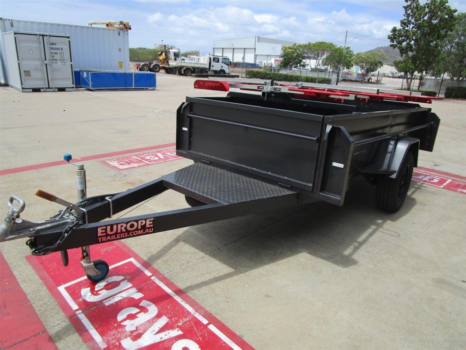 2023 Europe Single Box Trailer