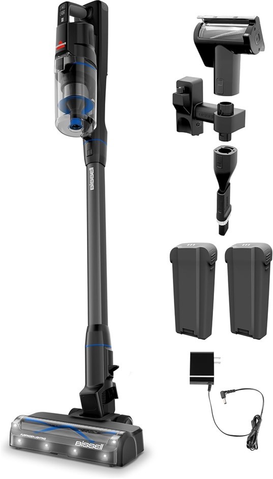 BISSELL PowerClean FurGuard 280W Self-Standing Cordless Vacuum With Long Ru