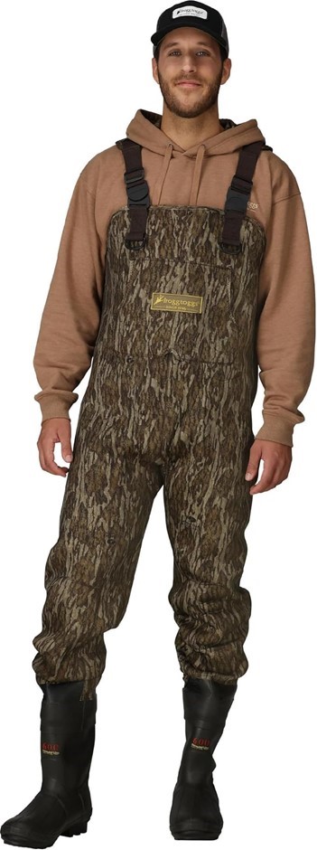 FROG TOGGS Amphib 3.5MM Neoprene BF Wader, Size 11, Mossy Oak Botto.